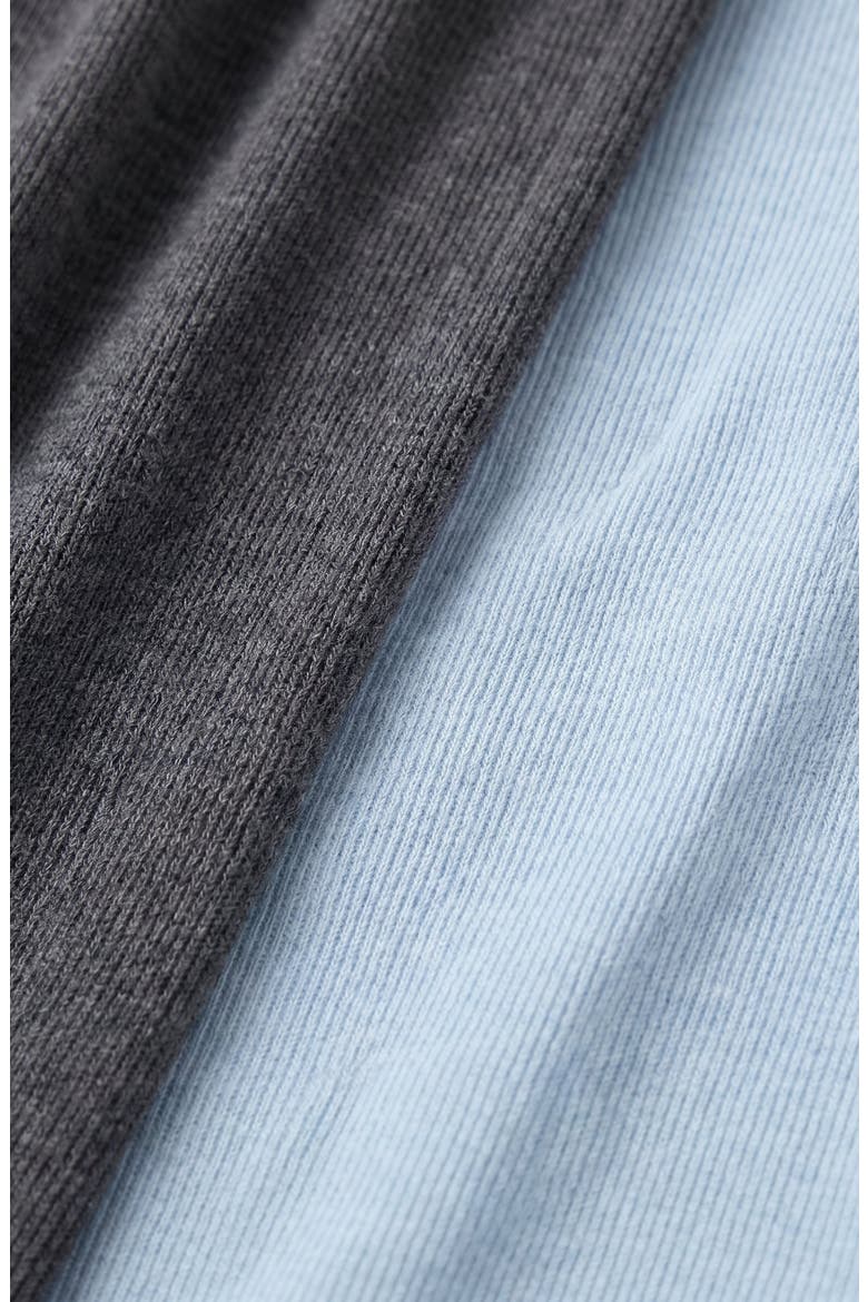 Long Sleeve Ruched Tie Front Top, Alternate, color, Blue