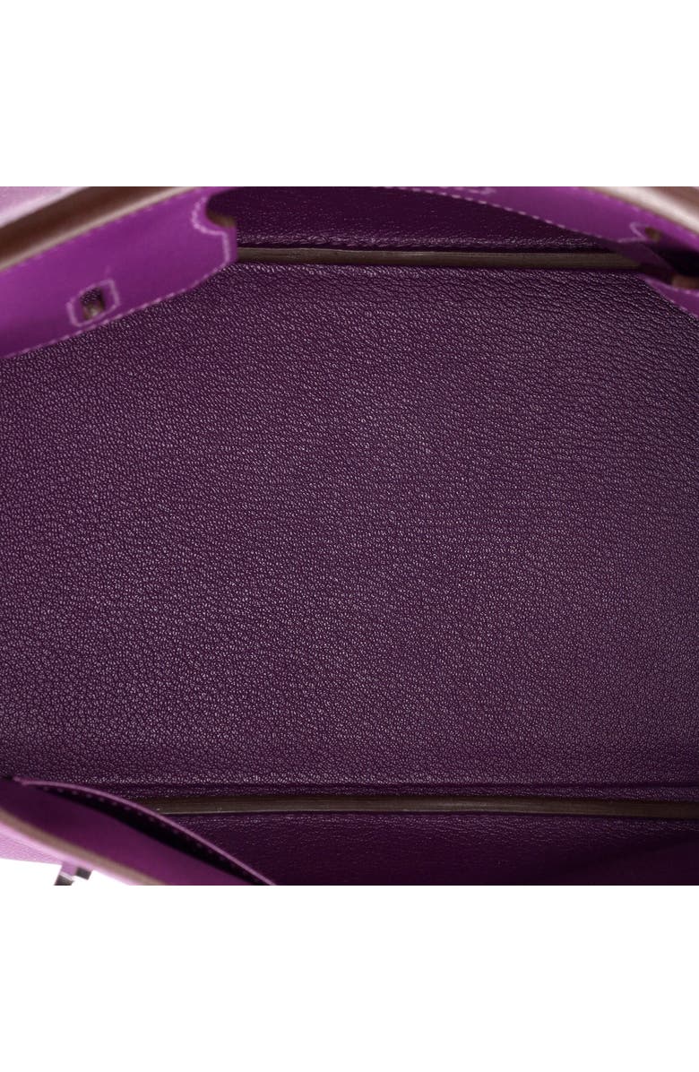 Pre-Owned Hermes Birkin Handbag Purple Epsom with Palladium Hardware 30, Alternate, color,