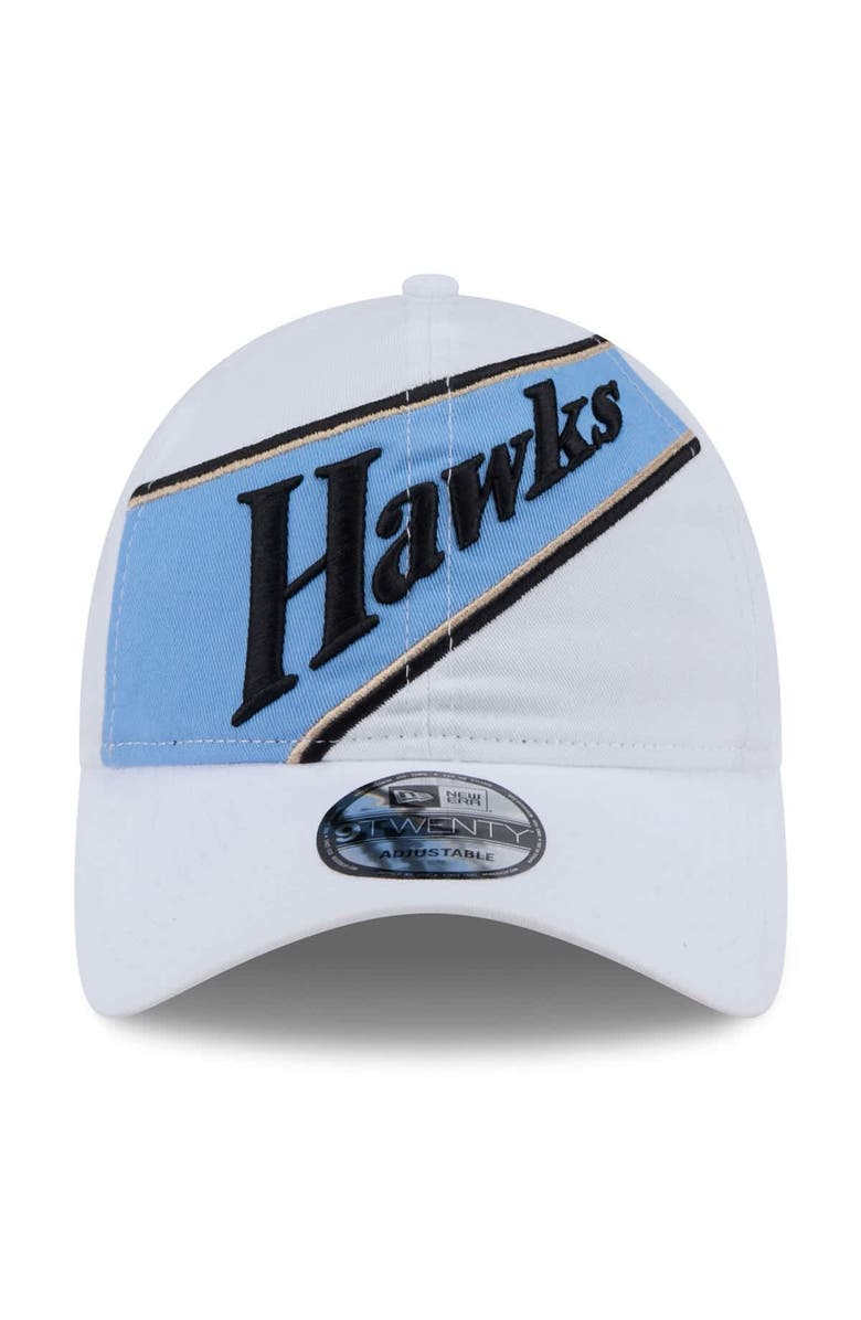 New Era Men's New Era White Atlanta Hawks 2024/25 City Edition 9TWENTY Adjustable Hat, Alternate, color,