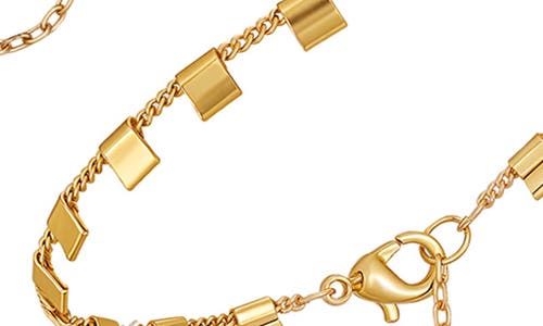 Vince Camuto Set Of 3 Chain Bracelets In Gold