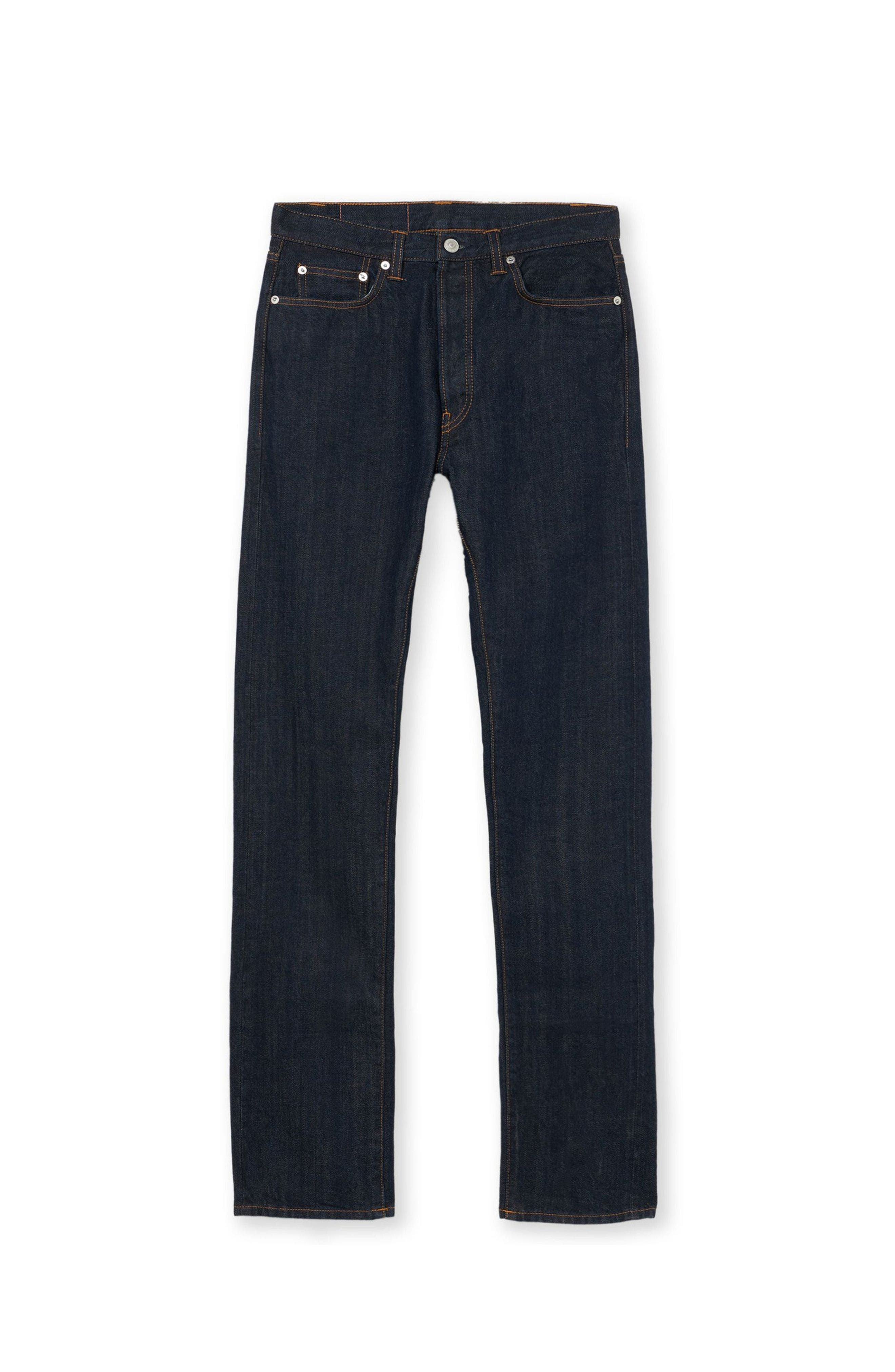 911 Superjohn Japanese Selvedge 5-Pocket High-Waist Denim Pants - image 5