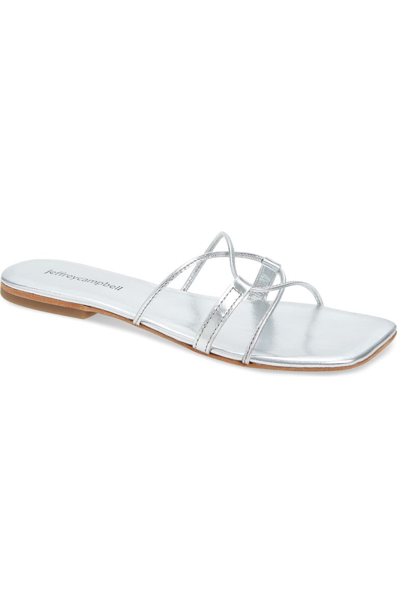 Jeffrey Campbell Addison Square Toe Slide Sandal, Main, color,