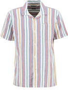 Barbour Summerfit Waterbay Stripe Linen & Cotton Camp Shirt