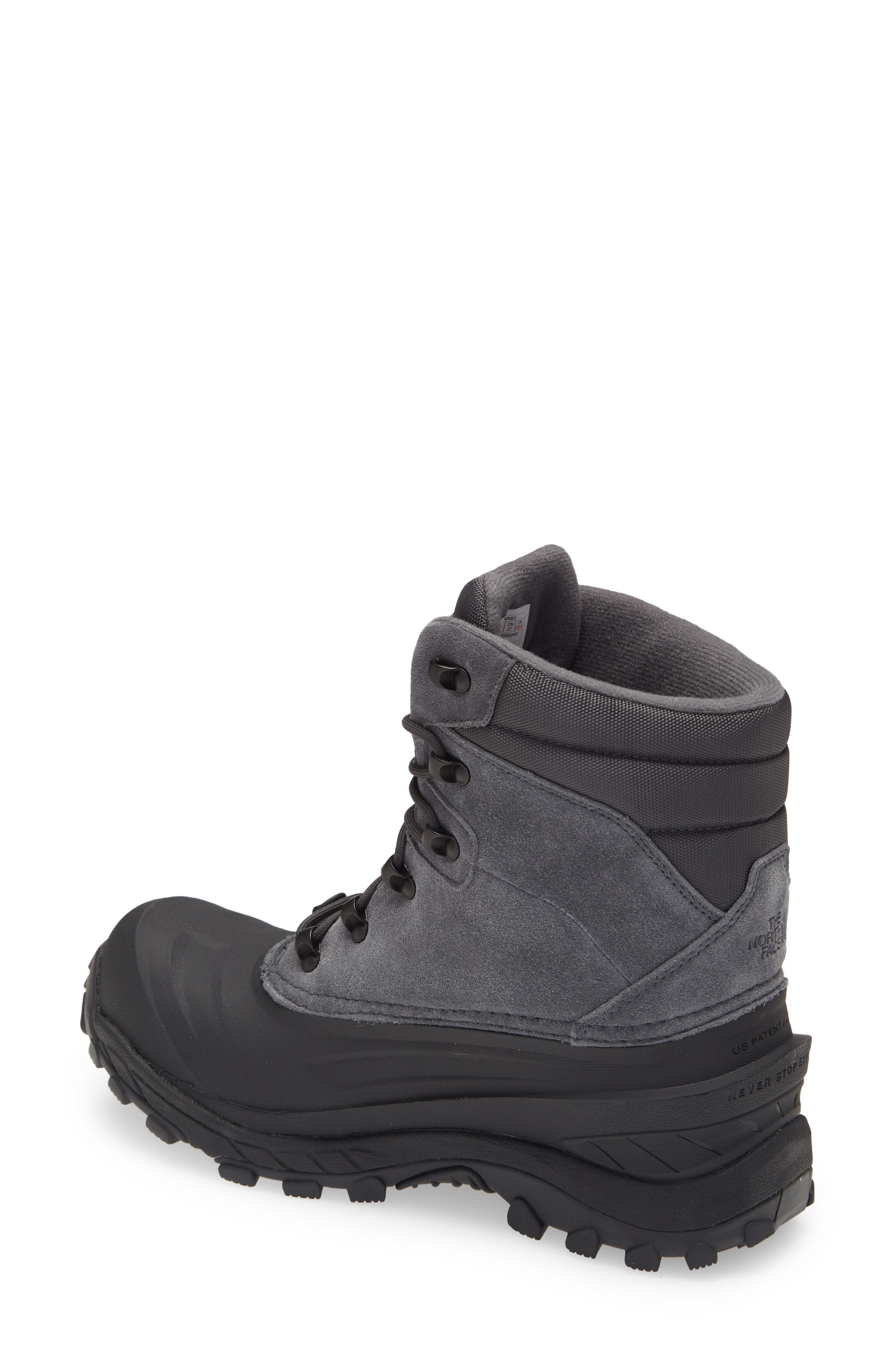 The North Face Chilkat IV Waterproof Insulated Snow Boot, Alternate, color, Grey/ Black