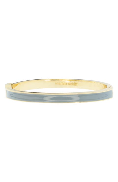 Enamel Hinge Bracelet