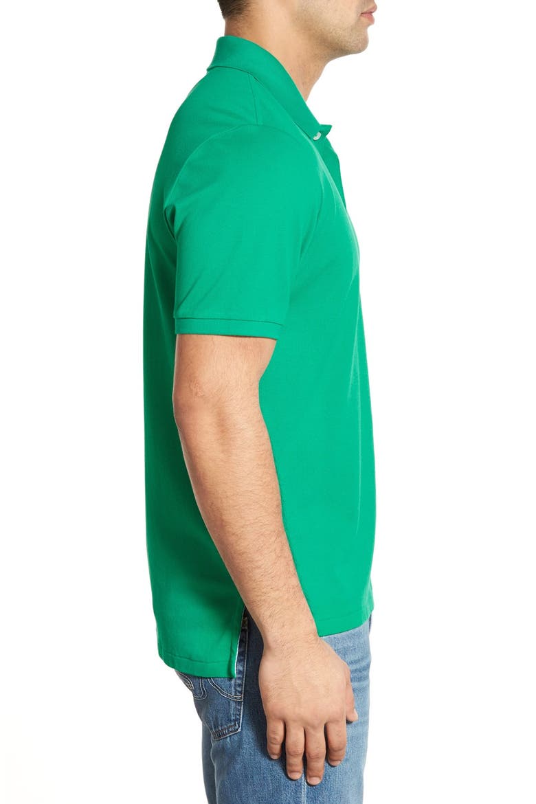 Skipjack Micro Piqué Stretch Cotton Polo, Alternate, color, AUGUSTA GREEN