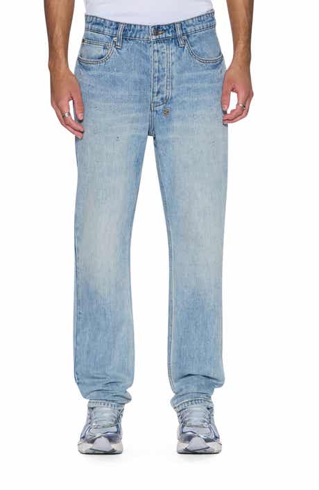 Ksubi Hazlow Scatter Blue Straight Leg Jeans