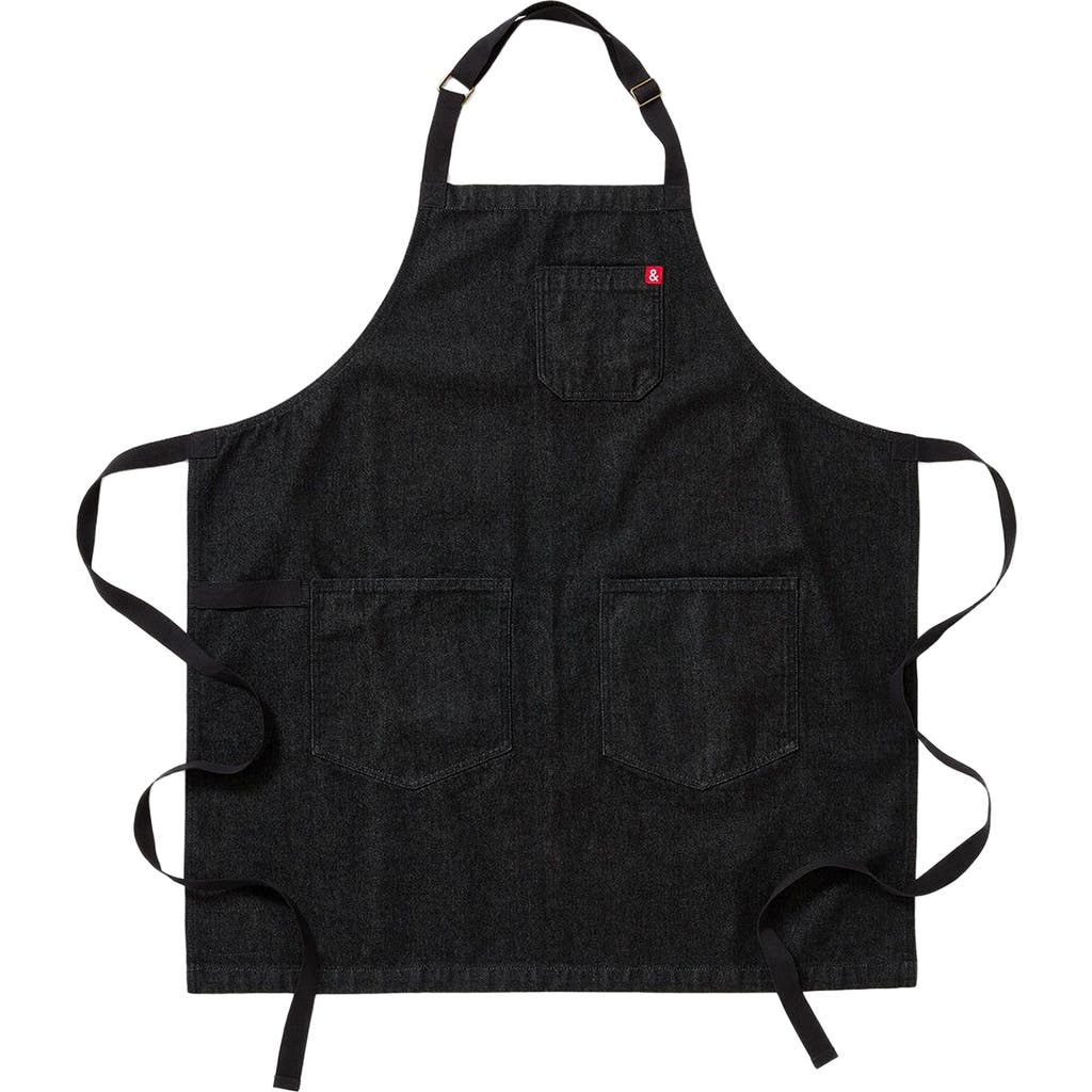 Hedley & Bennett The Essential Apron - Abalone Black Denim in Abalone Denim  product