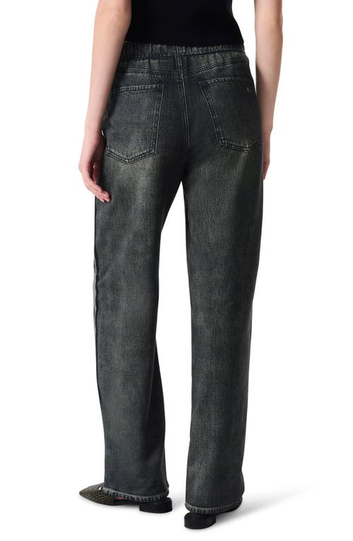 Rag & Bone Miramar Track Pants In Washed Black In Blue