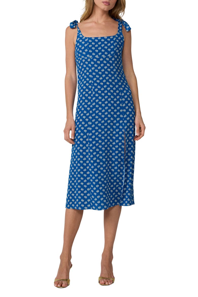 Rosie Floral Midi Dress, Main, color, PAYSAGE