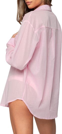 Kellen Oversize Cotton Button-Up Shirt