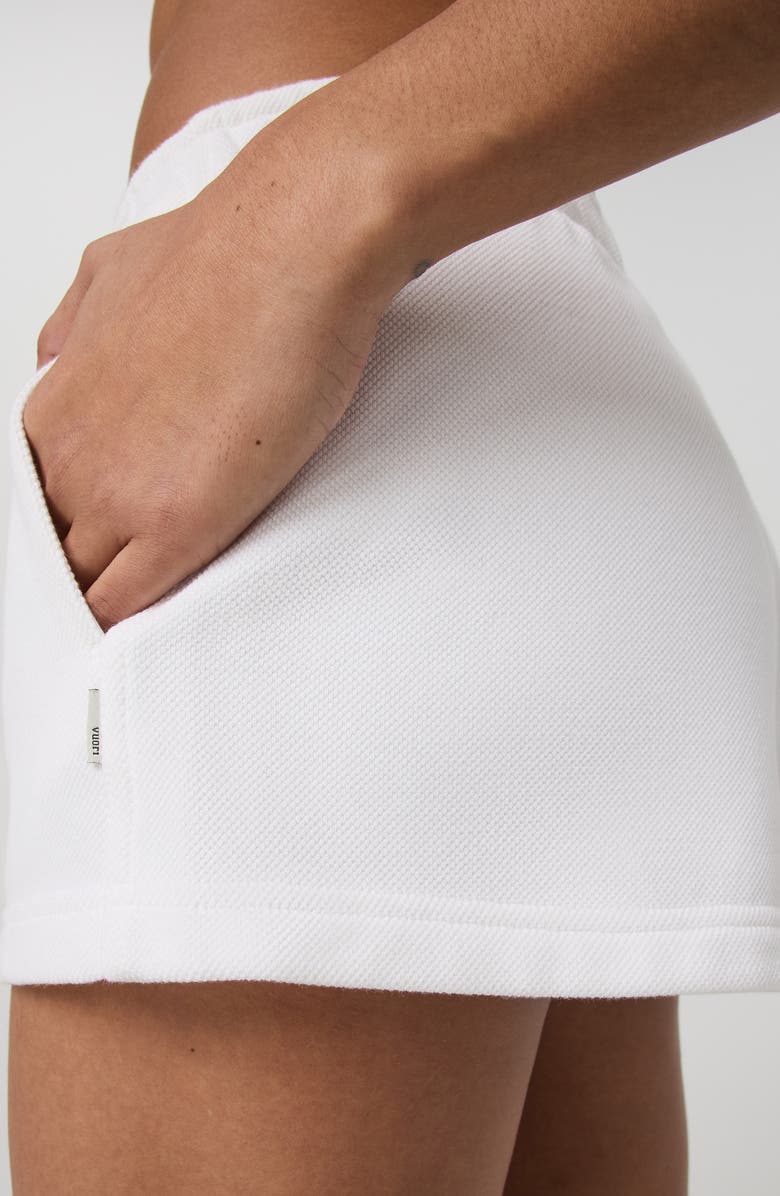 Vuori Cotton Blend Piquè Fleece Drawstring Shorts, Alternate, color, 