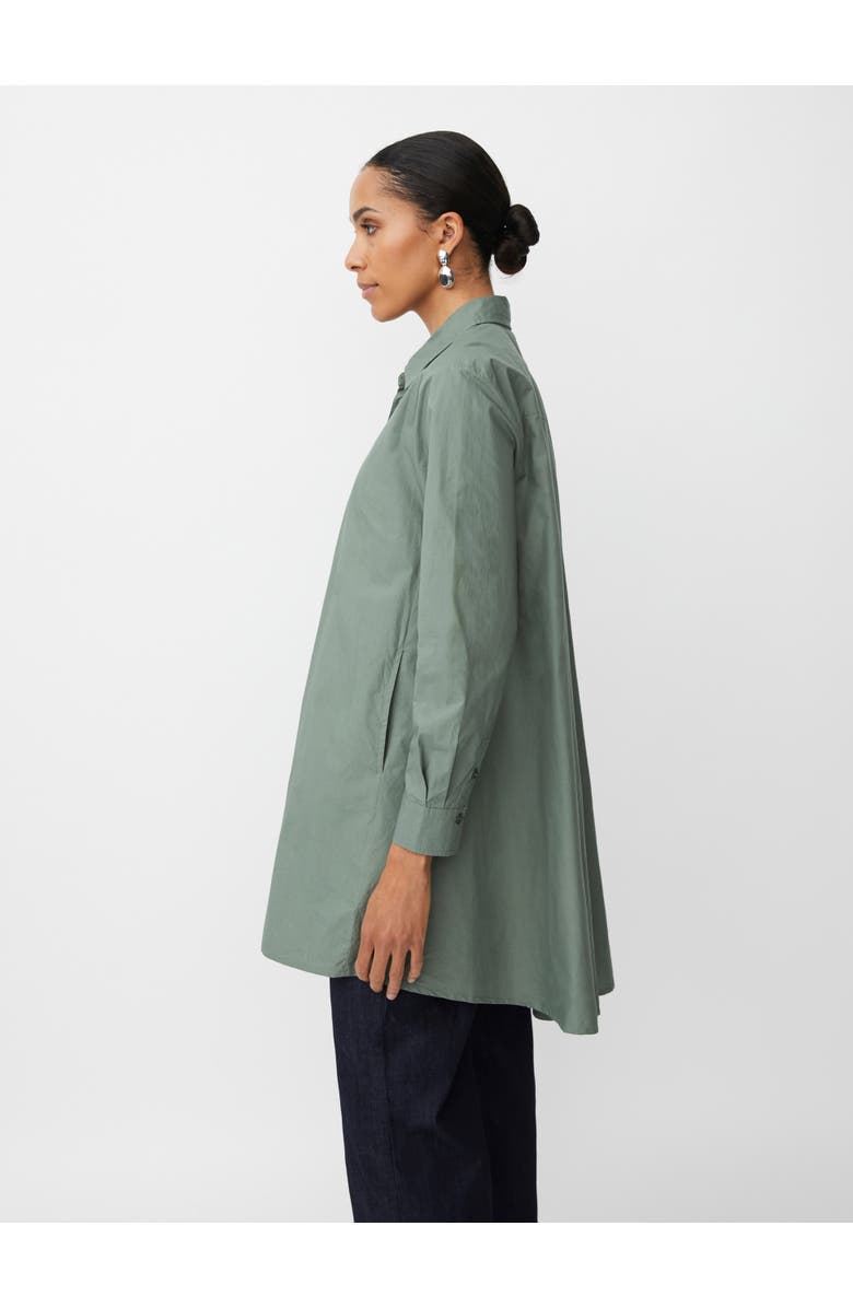 Masai Copenhagen MaIngebeth Long Sleeve Oversize Shirt, Alternate, color, Duck Green