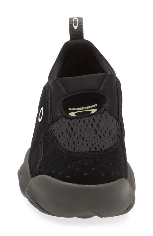 Oakley Factory Team Suede Flesh Sandal In Black
