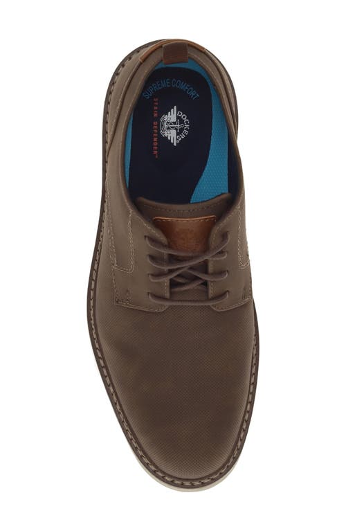 Dockers Mens Elmington Synthetic Leather Dress Casual Lace Up Oxford Shoe In Brown