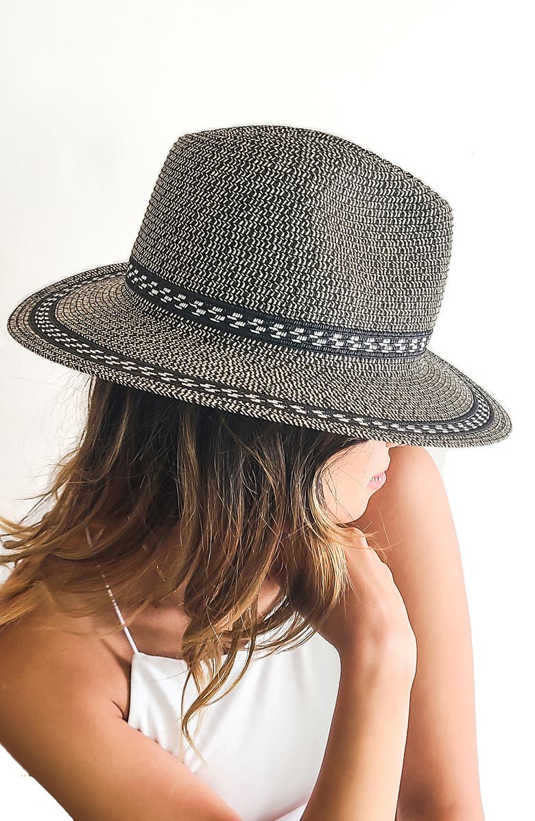 Ruby Grey The Ruby Grey Marni Straw Fedora, Alternate, color,