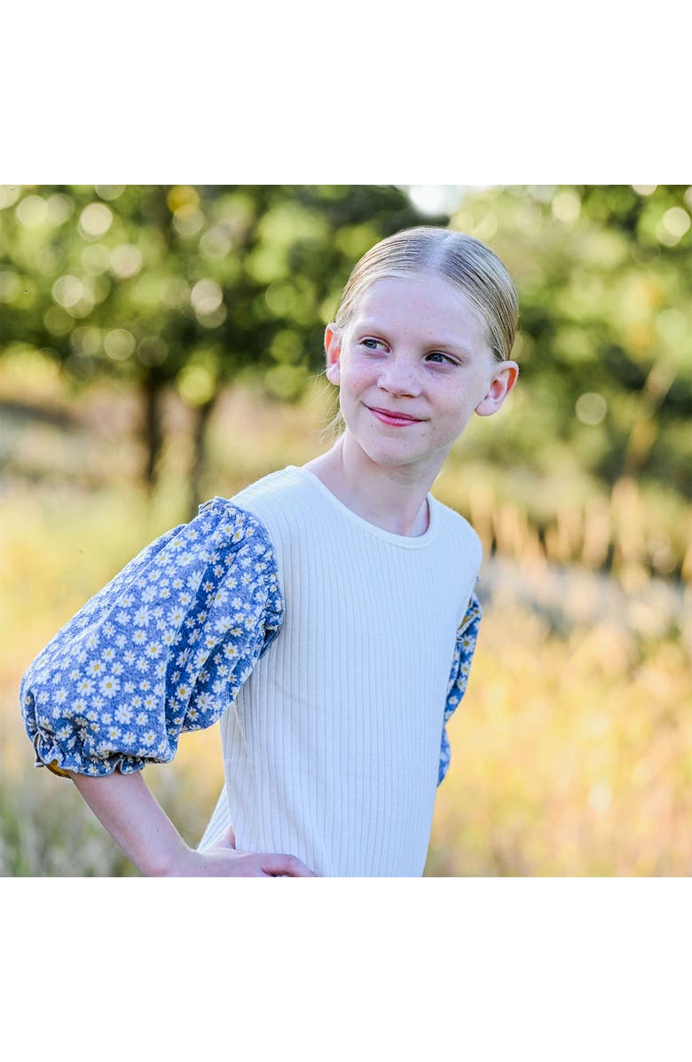 Oh baby! Brand Pucker Nellie Blouse-Toddler, Little Kid, Alternate, color, Heather Grey