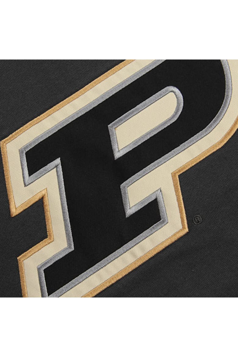 Youth Stadium Athletic Charcoal Purdue Boilermakers Big Logo Pullover Hoodie, Alternate, color, Charcoal