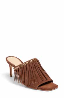Cinq à Sept Sabrina Fringe Slide Sandal