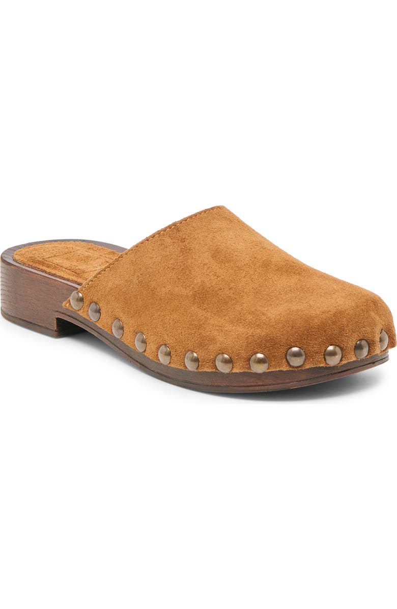 Dolce Vita Alanis Studded Mule, Main, color, Chestnut Suede