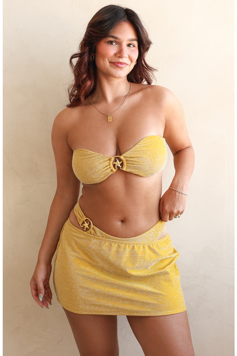 Groupie Skirt, Alternate, color, Gold Flake