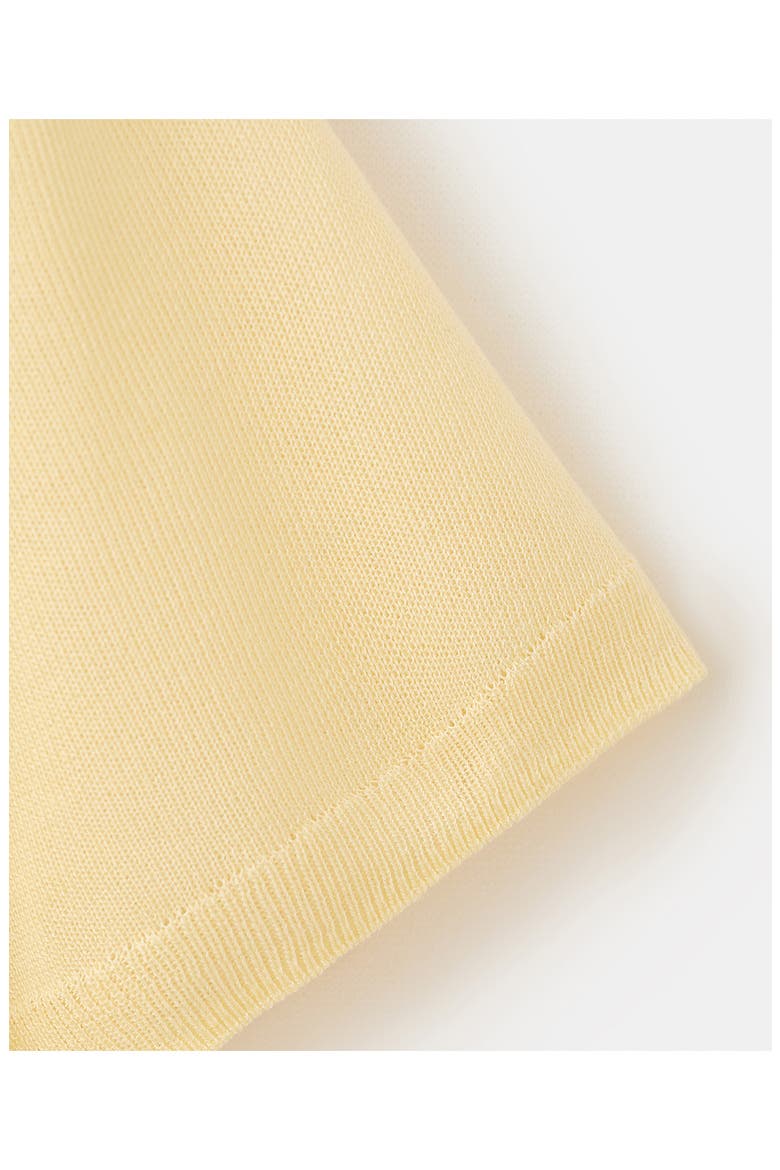 Fine Knit Polo, Alternate, color, PASTEL YELLOW