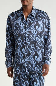 RtA Omar Long Sleeve Button-Up Shirt