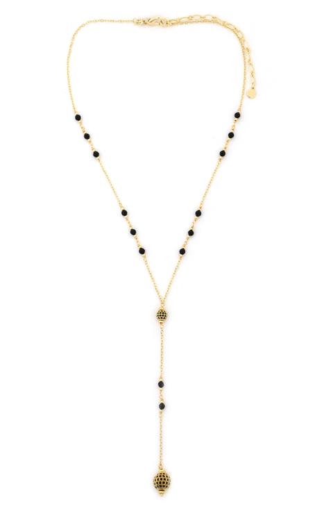 Crystal Station Y-Necklace