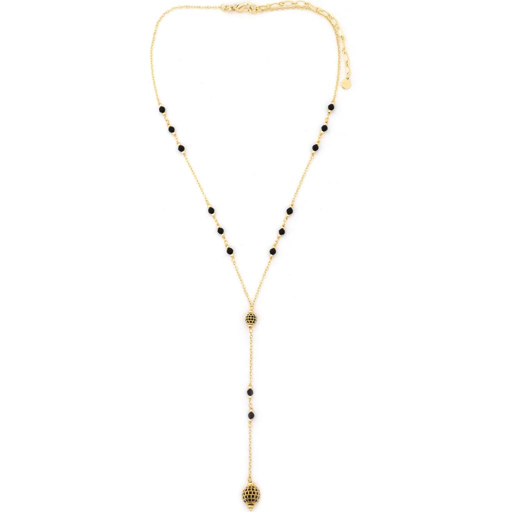Panacea Crystal Station Y-necklace In Gold
