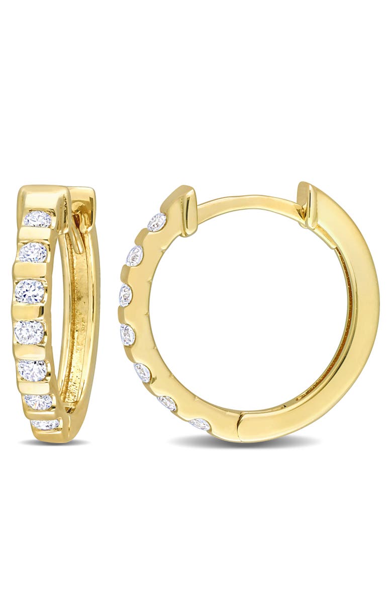 Julianna B. 1/5 CTW Diamond Hoop Earrings 14k Gold, Main, color, 14K Gold