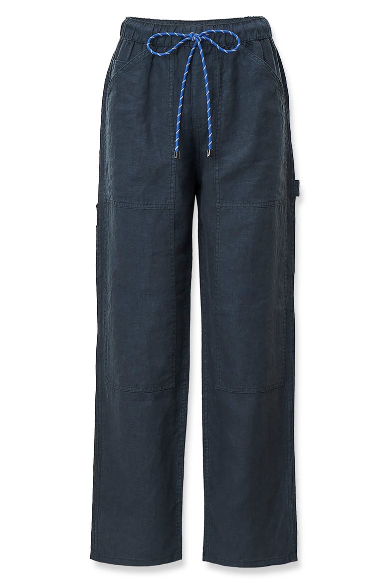 Atlas Linen Drawstring Carpenter Pants, Alternate, color, SAL