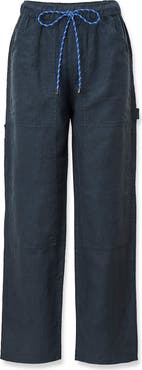 rag & bone Atlas Linen Drawstring Carpenter Pants