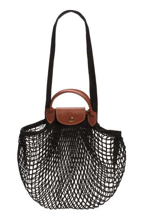 Le Pliage Filet Knit Shoulder Bag