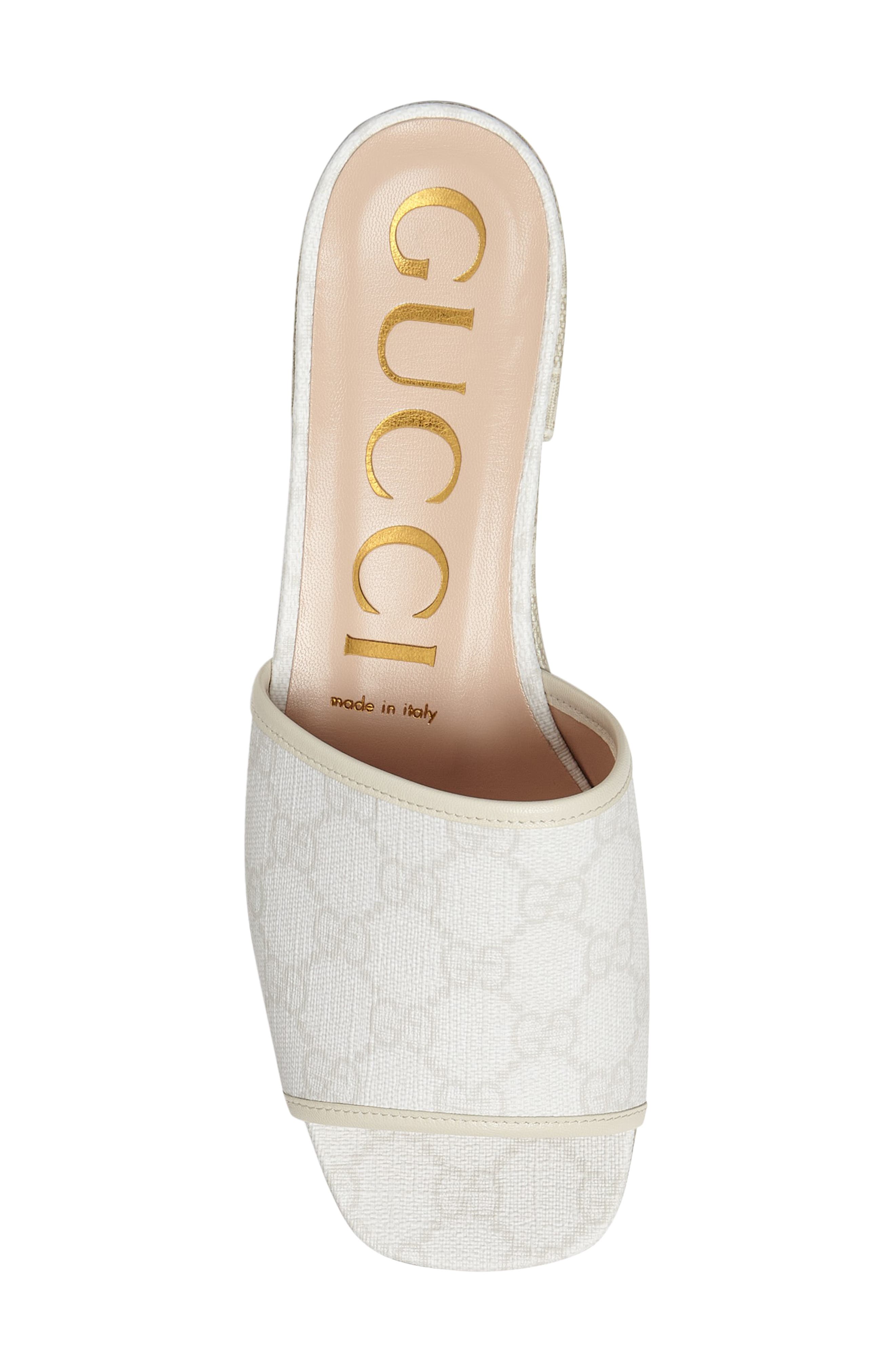 Gucci GG Supreme Canvas Slide Sandal, Alternate, color, 