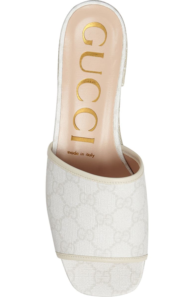 Gucci GG Supreme Canvas Slide Sandal, Alternate, color,