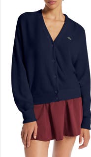 Lacoste Cashmere Blend Cardigan