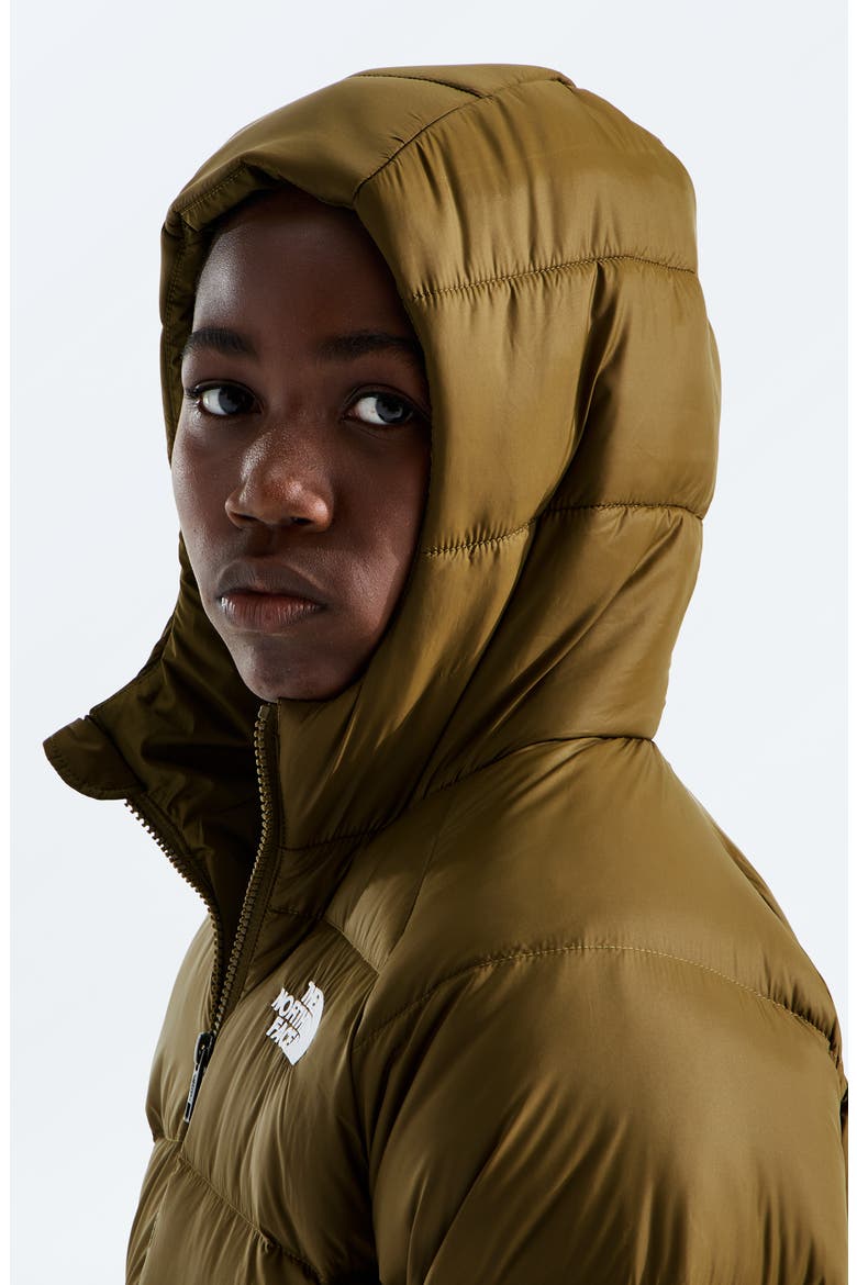 Kids' Hydrenalite 600-Fill-Power Down Hooded Parka, Alternate, color, CARAWAY SEED