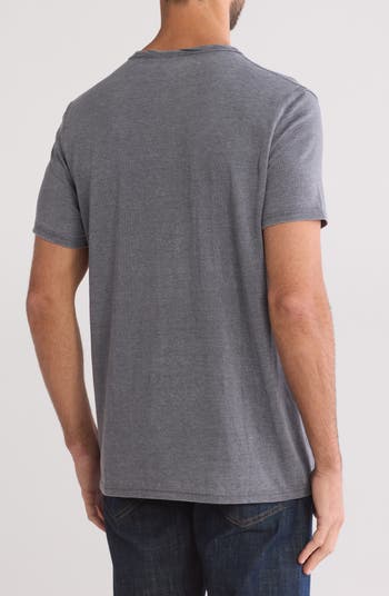 Button Notch Neck T-Shirt