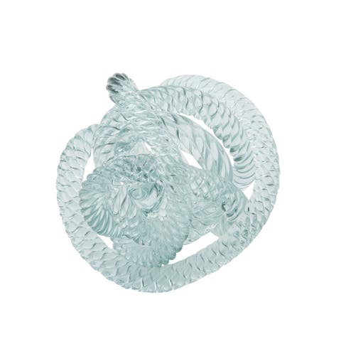 Small Light Blue Glass Knot