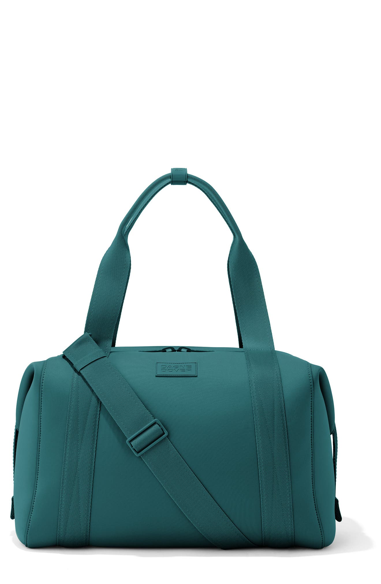 Large Landon Neoprene Carryall Duffle Bag, Main, color, EVERGREEN