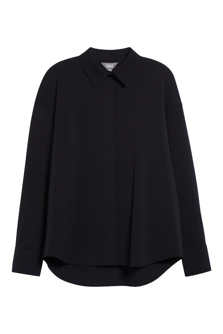 Ululo Button-Up Shirt, Alternate, color, BLACK