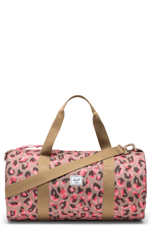 Herschel Supply Co. Kids' Classic Duffle Bag in Holly Berry Leopard 