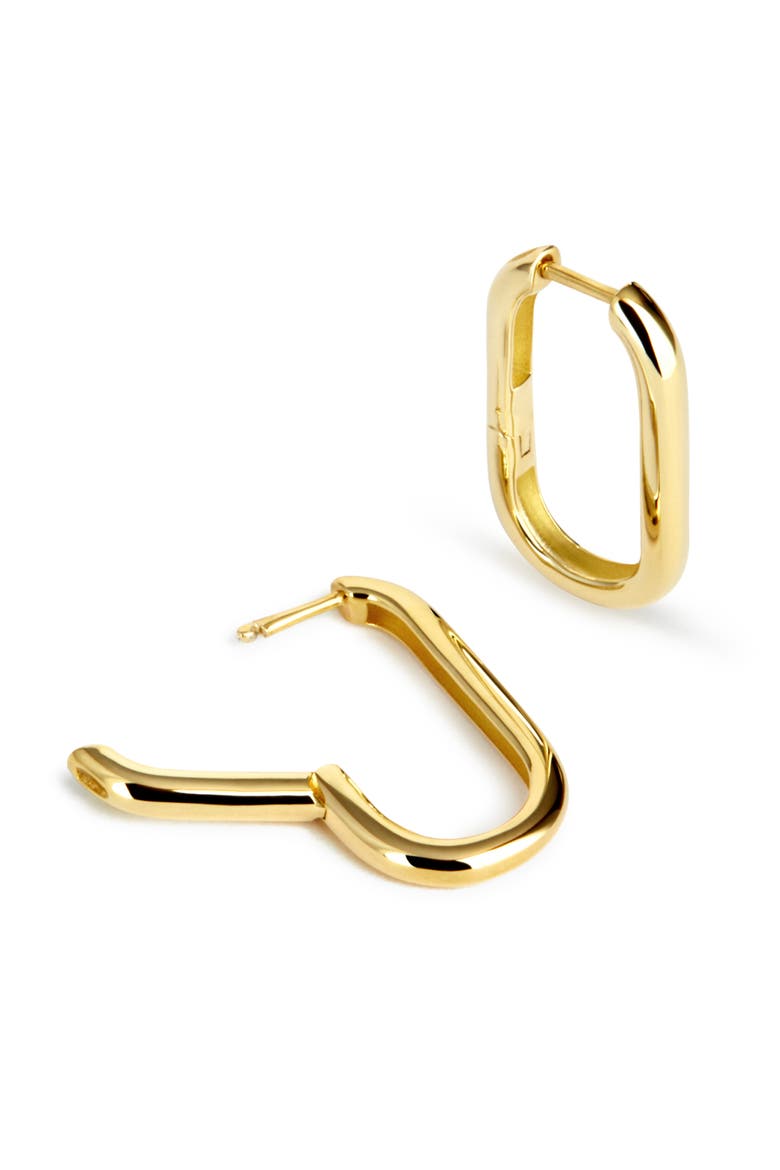 Gold Hoop Earrings - Rox Medium, Main, color, Gold