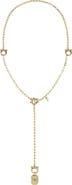 FERRAGAMO Goldtone Y-Necklace Pendant Watch, 16.6mm x 21.3mm