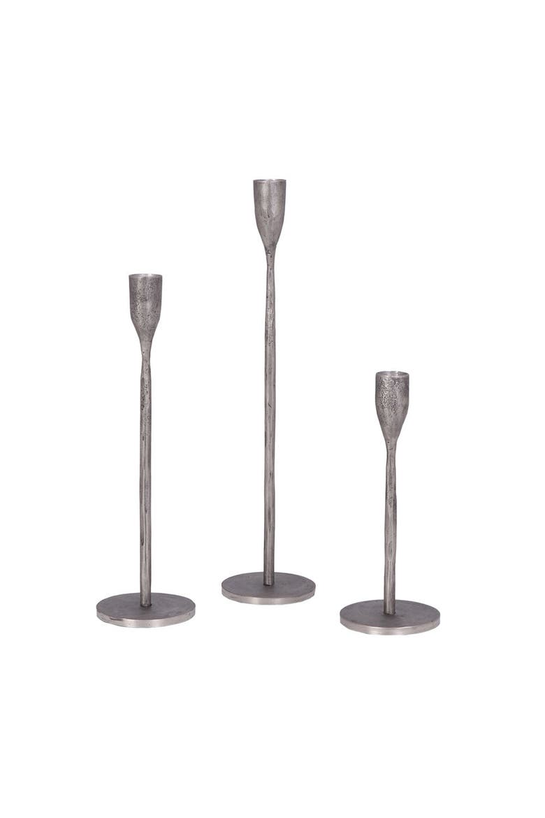 Charlotte Candleholders, Alternate, color, Grey