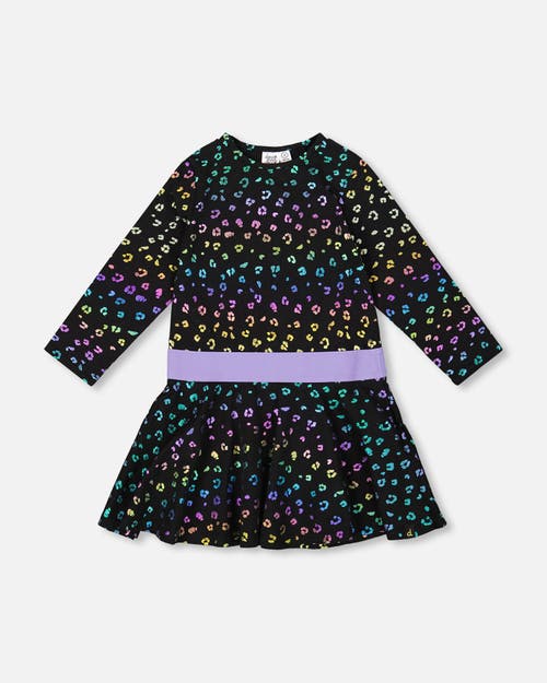 Deux Par Deux Jersey Dress In Black