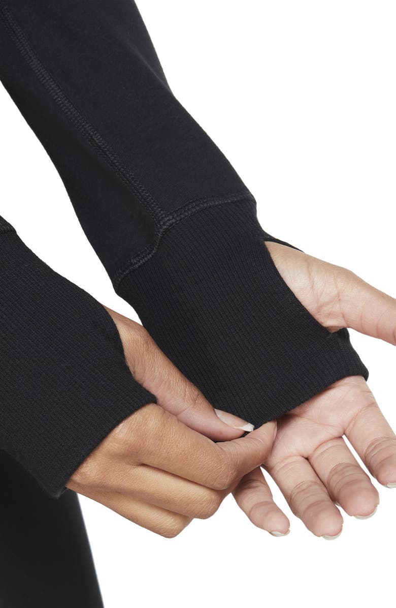 Nike Yoga Statement Essential Fitted Full-Zip Hoodie, Alternate, color, 