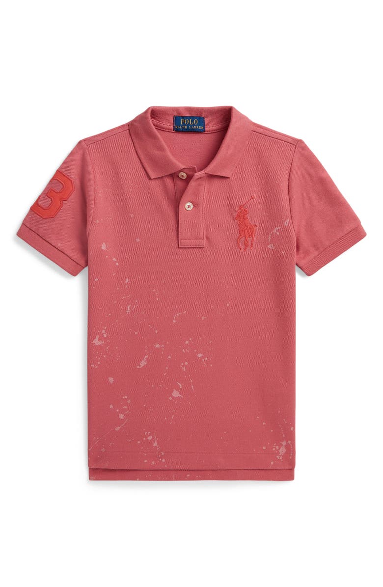 Polo Ralph Lauren Kids' Cotton Mesh Polo, Main, color, Adirondack Berry