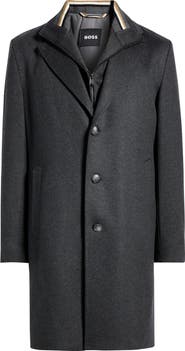 BOSS Jared 3-in-1 Coat with Removable Bib