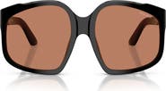 Miu Miu 59mm Polarized Irregular Sunglasses